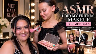 ASMR 💄 I Did My Friend’s Makeup for the MET GALA ✨ | Soft Spoken Makeup & Relaxing Sounds screenshot 5