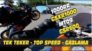 1000RR | GSXR1000 | MT09 | GSR600 | R25 | MT25 | G310 | HAFTA SONU KAHVALTISI | TEK TEKER  #motovlog