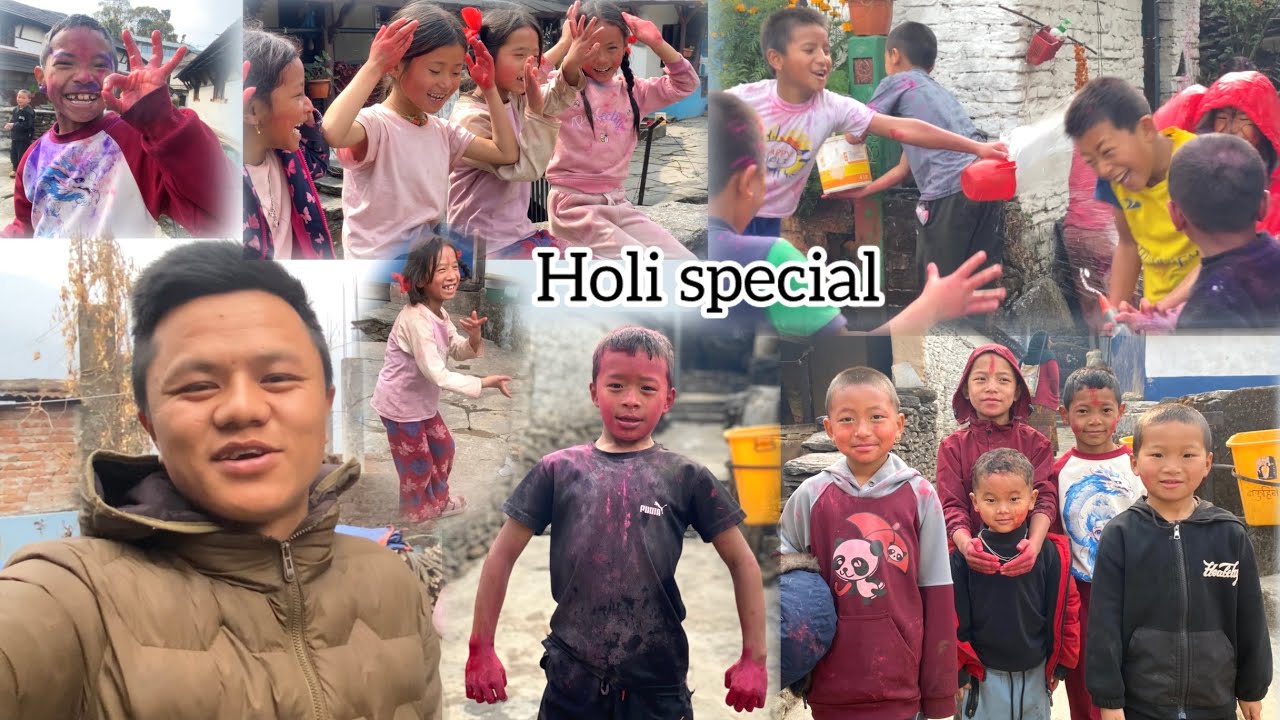 Gaungharko holi yesari khelinxa hai || Holi special || Happy holi everyone || Vlog-83 || 