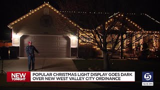 West Valley man's Christmas light display on hiatus due to city ordinance