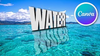 Canva യിൽ Water Reflection Effect Easy Tutorial 🌊✨ #canvatips #canva #മലയാളം