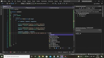 Suma de dos números C#