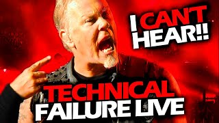 JAMES HETFIELD HAVING A TECHNICAL FAILURE LIVE (2023) #METALLICA