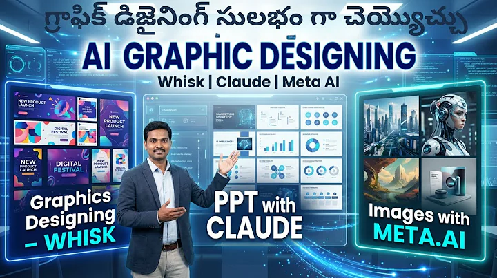 Generative AI Class 8 in Telugu | Google Whisk, Gamma & GenSpark | AI Graphic Designing Tutorial