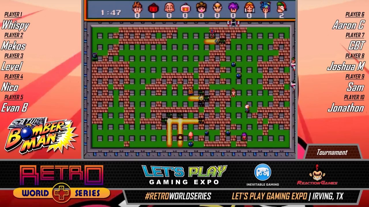 2017 Let's Play Gaming Expo - Saturn Bomberman - 10-Man Tournament