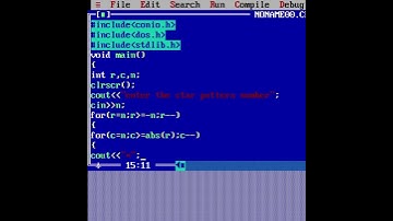 Amazing pattern in C++ #code #coders #share #short #shortvideo #subscribe #support #cute #happy