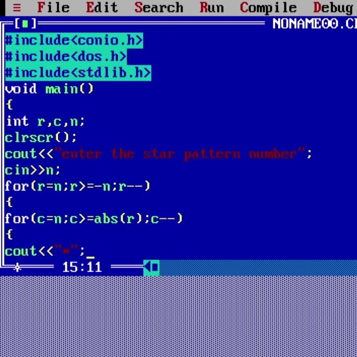 Amazing pattern in C++ #code #coders #share #short #shortvideo # ...