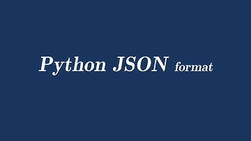 Python Tutorial - JSON