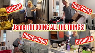 *NEW* DOING ALL THE THINGS || HOMESCHOOL CARTS || KITCHEN ORGANIZING || CLEANING, TIDY & PICK UP