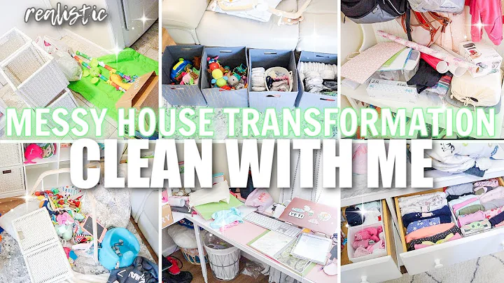 CLEANING MOTIVATION+ DECLUTTER WITH ME!! MESSY HOU...