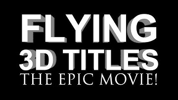 3D Titles in HitFilm Express