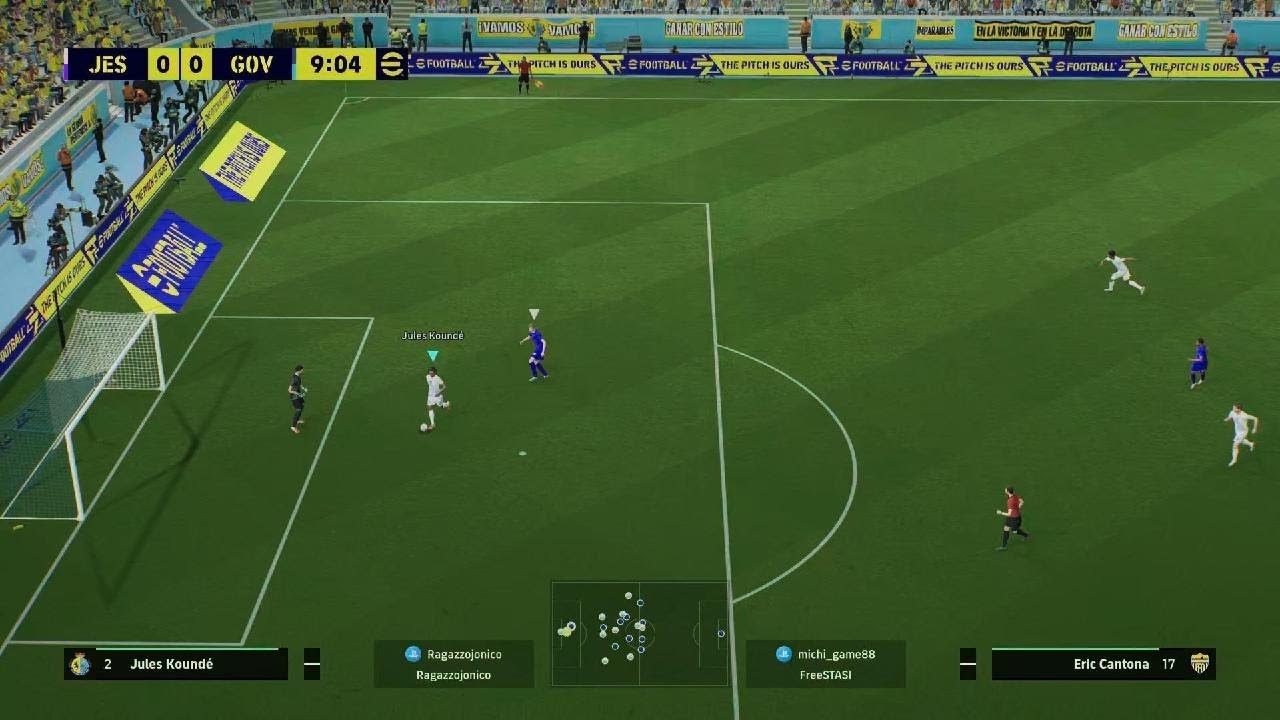 eFootball 1 tiro 1 goal