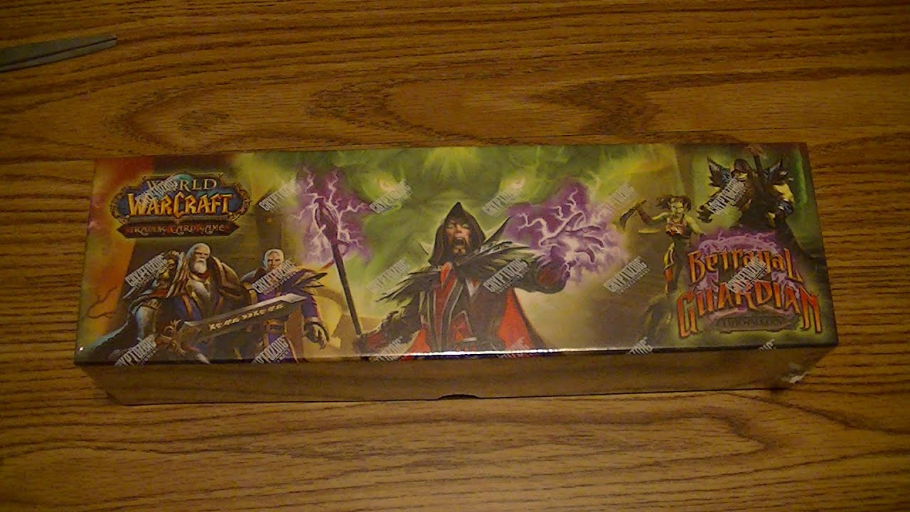 betrayal of the guardian booster box Unboxing World Of Warcraft TCG