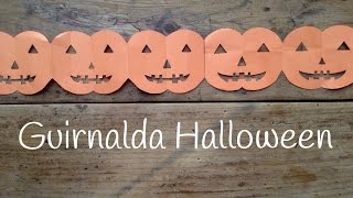Calabazas De Halloween Fáciles De Hacer Como Hacer Guirnaldas De Papel Con Kirigami