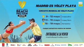 VW Beach Pro Tour Futures Madrid | CUARTOS DE FINAL I  DIRECTO MARCA