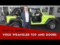 How to take the doors and top off a Jeep Wrangler