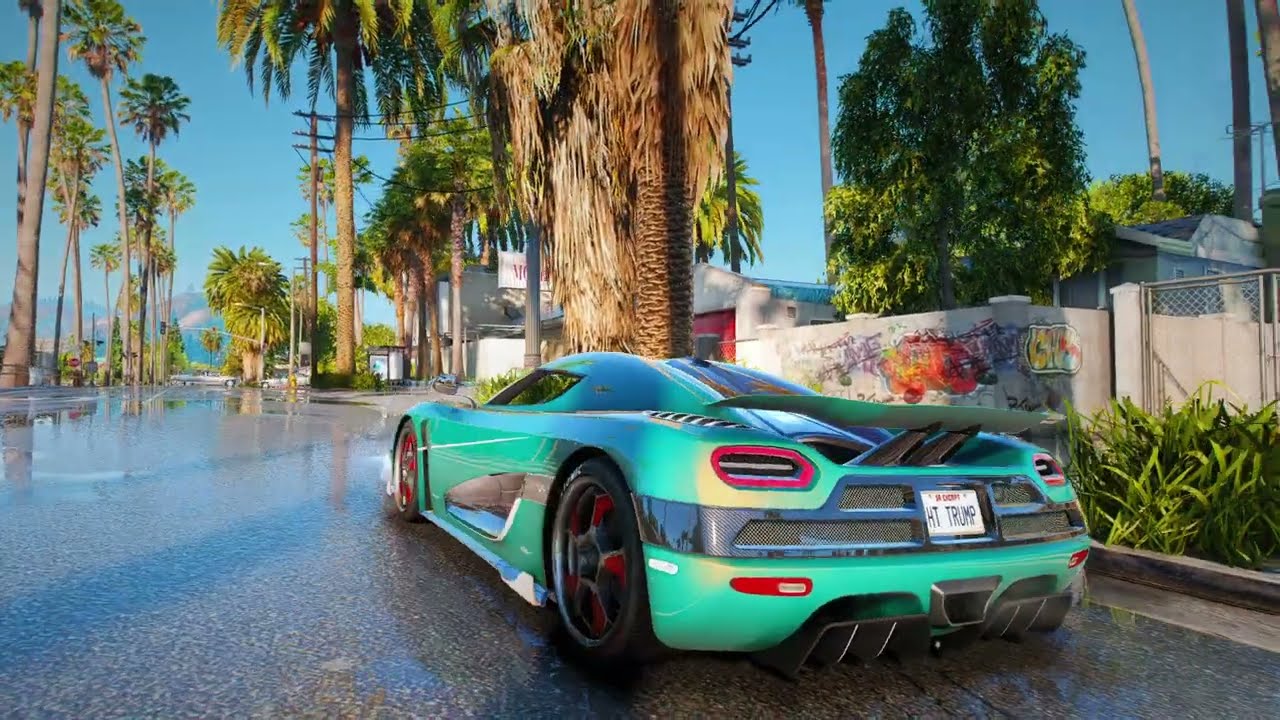 GTA 6 Graphics GTA 5 MOD With Realistic Lighting And Vehicle Brutal 