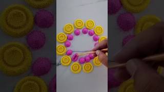 To kya app ye rangoli design try karogi? #rangolidesigns
