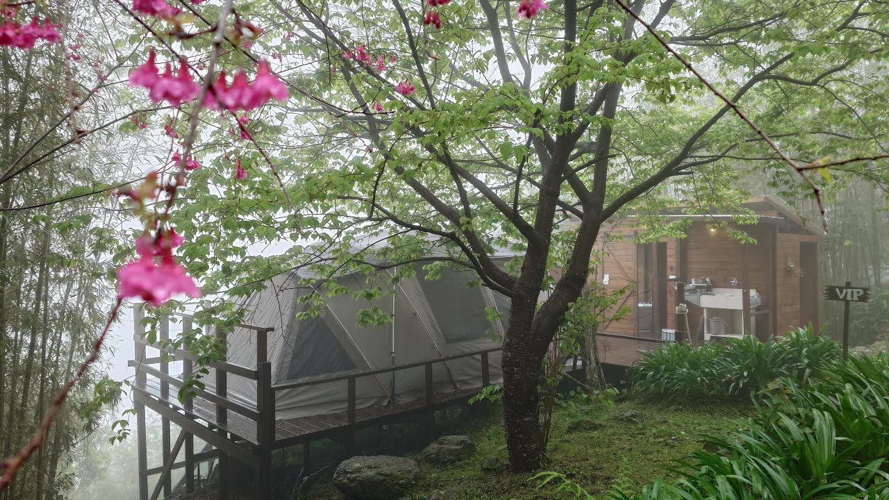 六號花園 花現營地 (新竹尖石)，113/2/8 我們的第十露，年假第一天小年夜強烈冷氣團中邂逅VIP區棧板營位的露營，ATTICA第一次收濕帳...