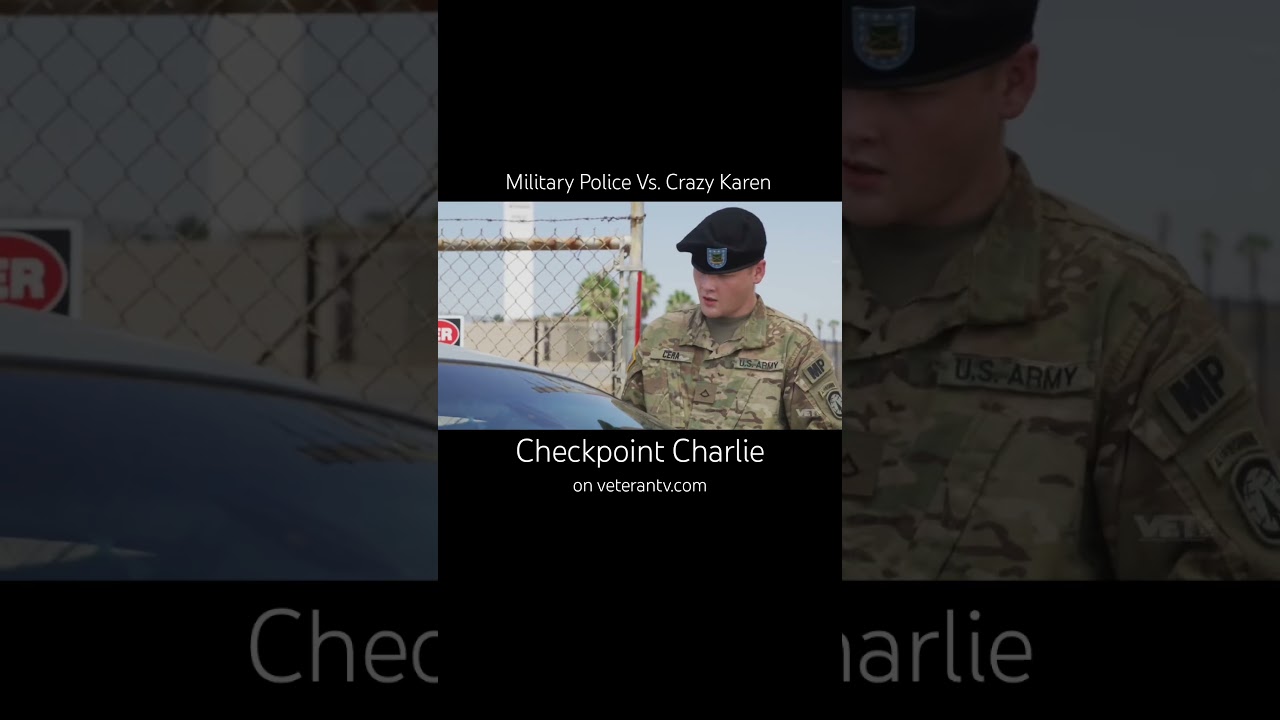 CHECKPOINT CHARLIE | 40+ MILITARY SHOWS AVAILABLE ON VETERANTV.COM  #darkhumor #militaryhumor