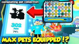 I Tried COMPLETING The ENTIRE PET COLLECTION In Pet Simulator X!! *HARD* (Roblox)
