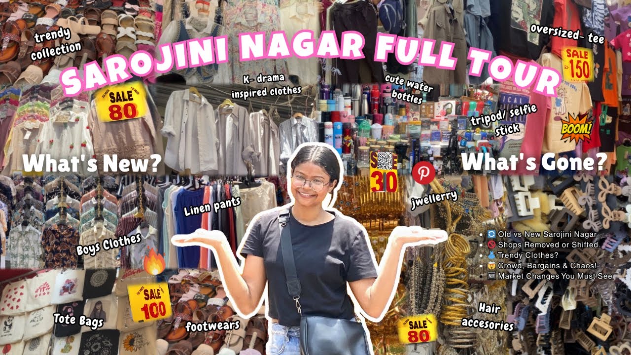 Sarojini Nagar Market Delhi 2025 | Latest Collection |  What’s New, What’s Missing & Full Tour🛍️🥰