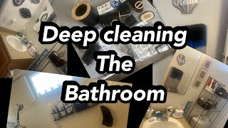 VLOG Pt2 🌻Deep 🧽Spring 🌷Cleaning 🧹 Bathroom