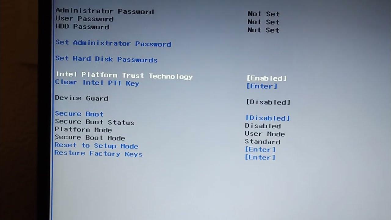 Tpm 2 0 como ativar no lenovo para jogar lol e valorant 2024 youtube