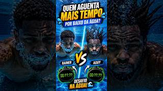Desafio de quem aguenta mais tempo dentro da água 🌊🏊🏽‍♂️ #desafio #agua #piscina #tempo