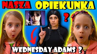 MAMA WYNAJĘŁA OPIEKUNKĘ 😊 WYGLĄDA JAK WEDNESDAY ADAMS 😊 NELA I LILA TWINS STORY