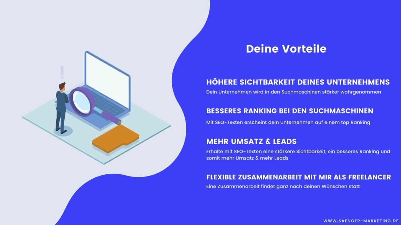 Sänger Marketing SEO Beratung