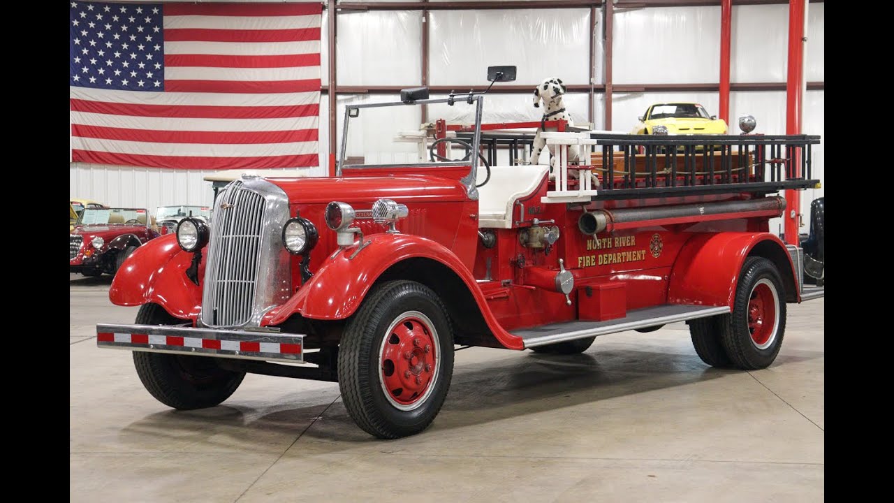 1936 Dodge Fire Truck For Sale Walk Around Video (5K Miles) YouTube