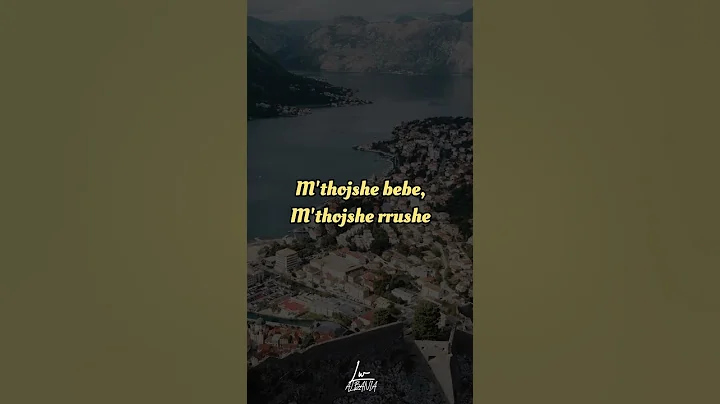 DHURATA DORA x ANY GONZALEZ- QAJE (LYRICS VIDEO) #lyricsshqip #lyrics #shorts #dhuratadora