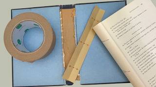 How to Rebuild an Old Book Spine for a Junk Journal | Beginner Friendly Tutorial
