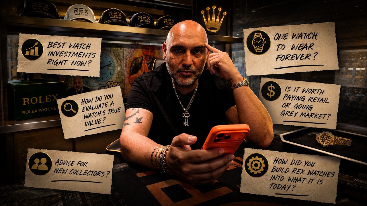 YASHA ANSWERS THE INTERNET - YouTube - The Rex Watches NYC