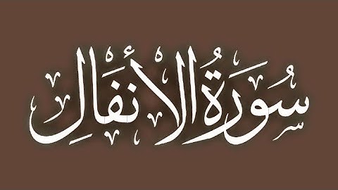 Surah Al-Anfal سورة ٱلْأَنْفَال Complete Tilawat | Very beautiful sound