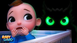 Monsters in The Dark Song + More Nursery Rhymes & Kids Songs | Baby David