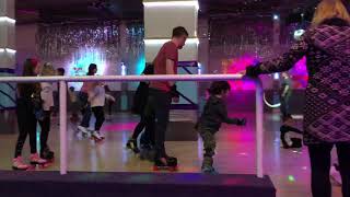 Roller skating at Rollerstop CIC in Glasgow