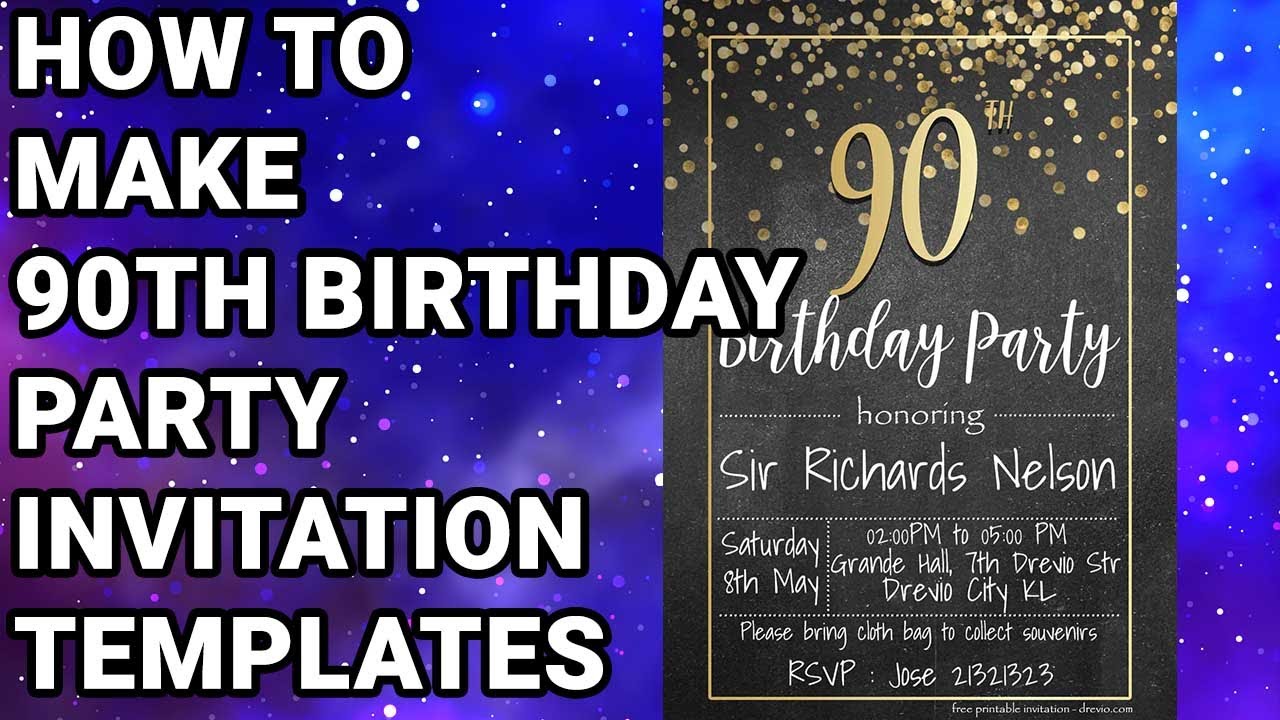 how-to-make-90th-birthday-party-invitations-templates-free-download