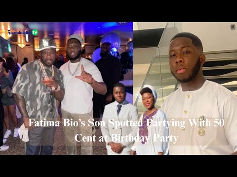 Fatima Bio’s Son Spotted Partying With 50 Cent at Birthday Party