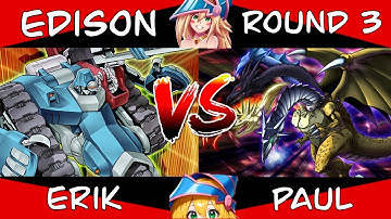 Yu-Gi-Oh! Quickdraw Machina vs Dragon Virus Turbo Edison Format Gameplay! at Card Addiction