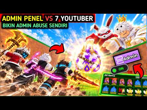 24 JAM CURI telur di SERVER ADMIN‼️ PAK GM vs 7 Youtuber CURI TELUR ADMIN TERLANGKA - STEAL EGG