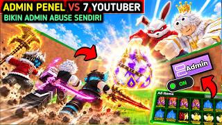 24 JAM CURI telur di SERVER ADMIN‼️ PAK GM vs 7 Youtuber  CURI TELUR ADMIN TERLANGKA  - STEAL EGG