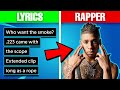 Guess the rapper by their lyrics 999 fail part 2  hard rap quiz 2021