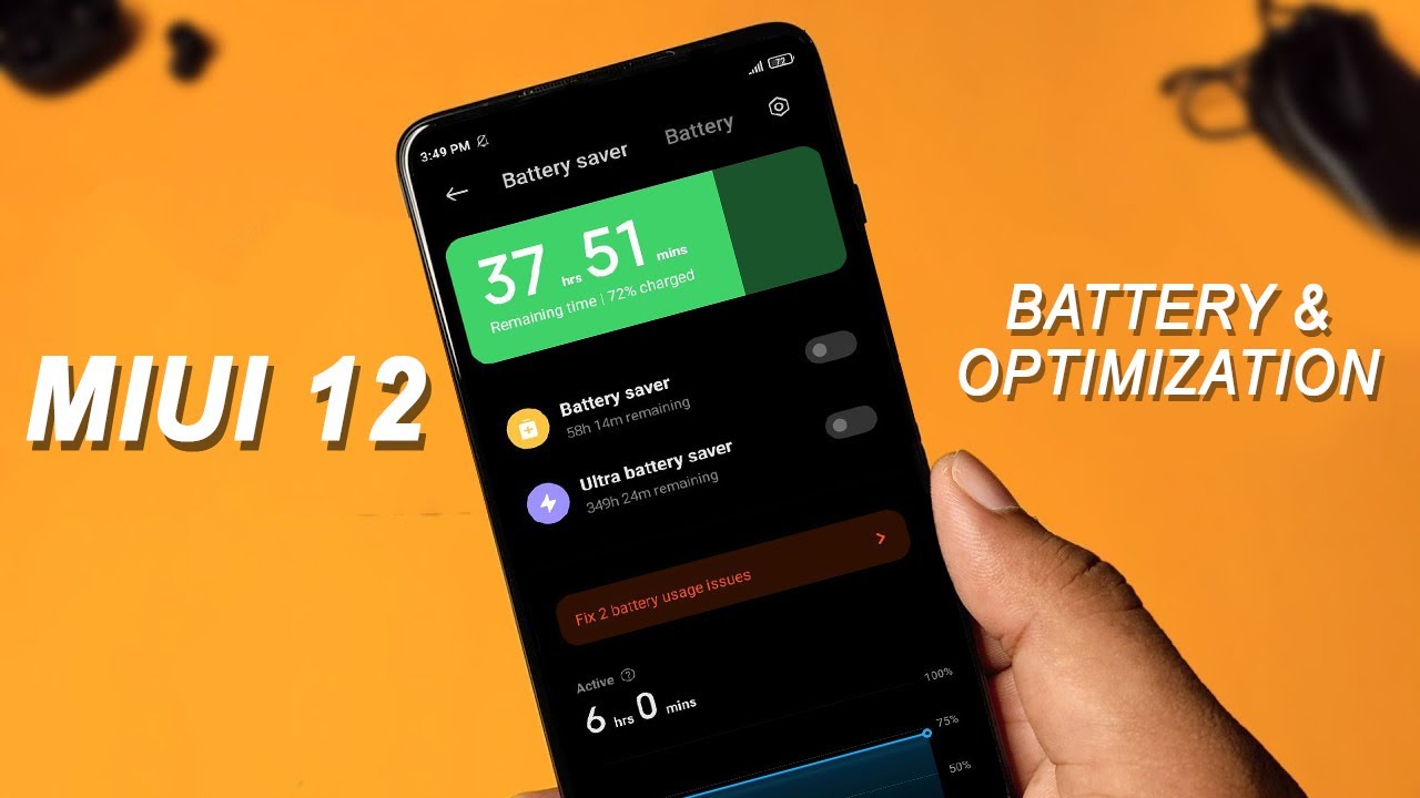 MIUI 12 New Battery & Optimization - Install And Get All Details Of Battery Drain Apps