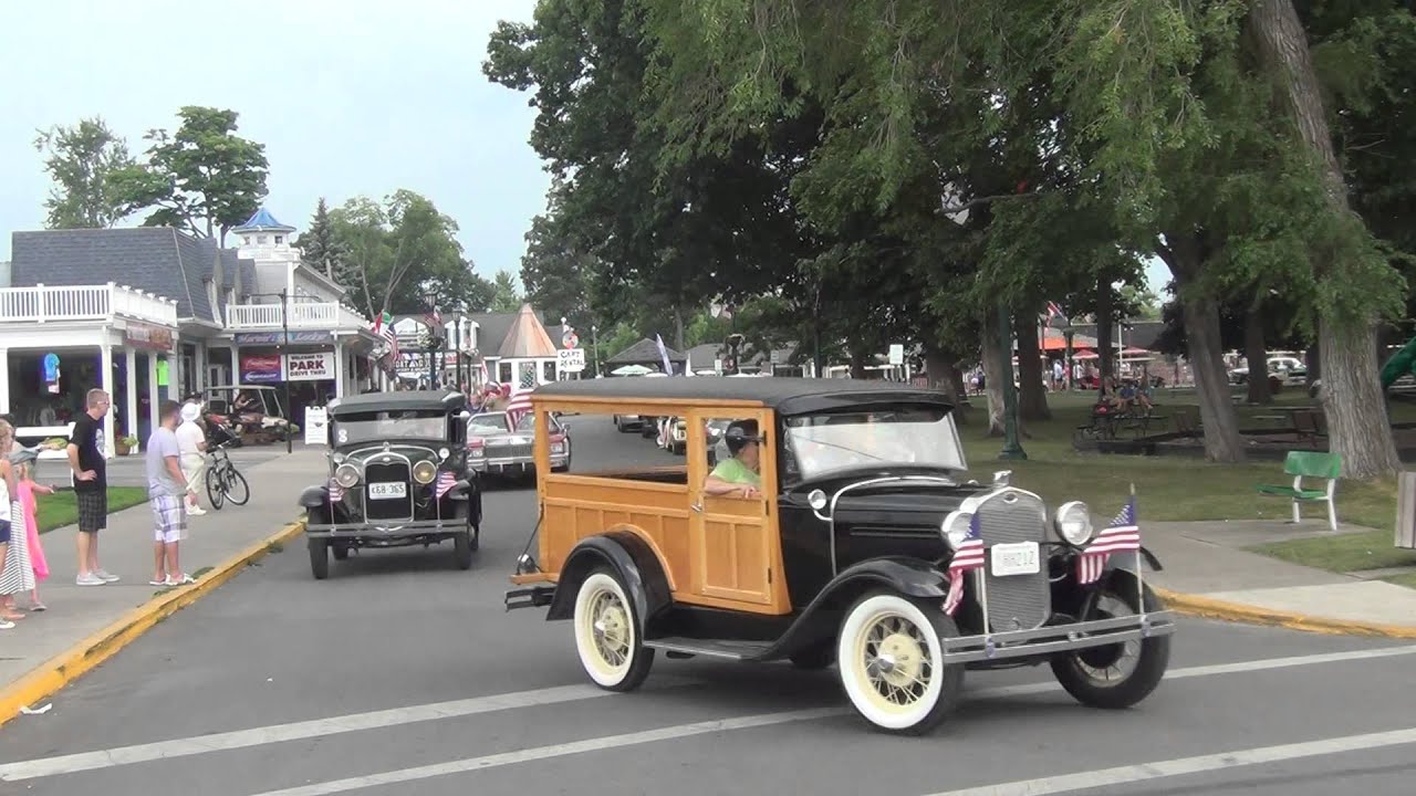 Put In Bay Antique Car Parade On July 27th 2014 Youtube