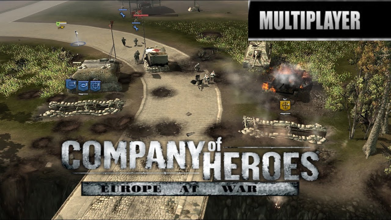 Company of Heroes Co-Op (Schnell Stronghold)(UE-Map) 2vs4 Expert CPU [Europe At War mod]