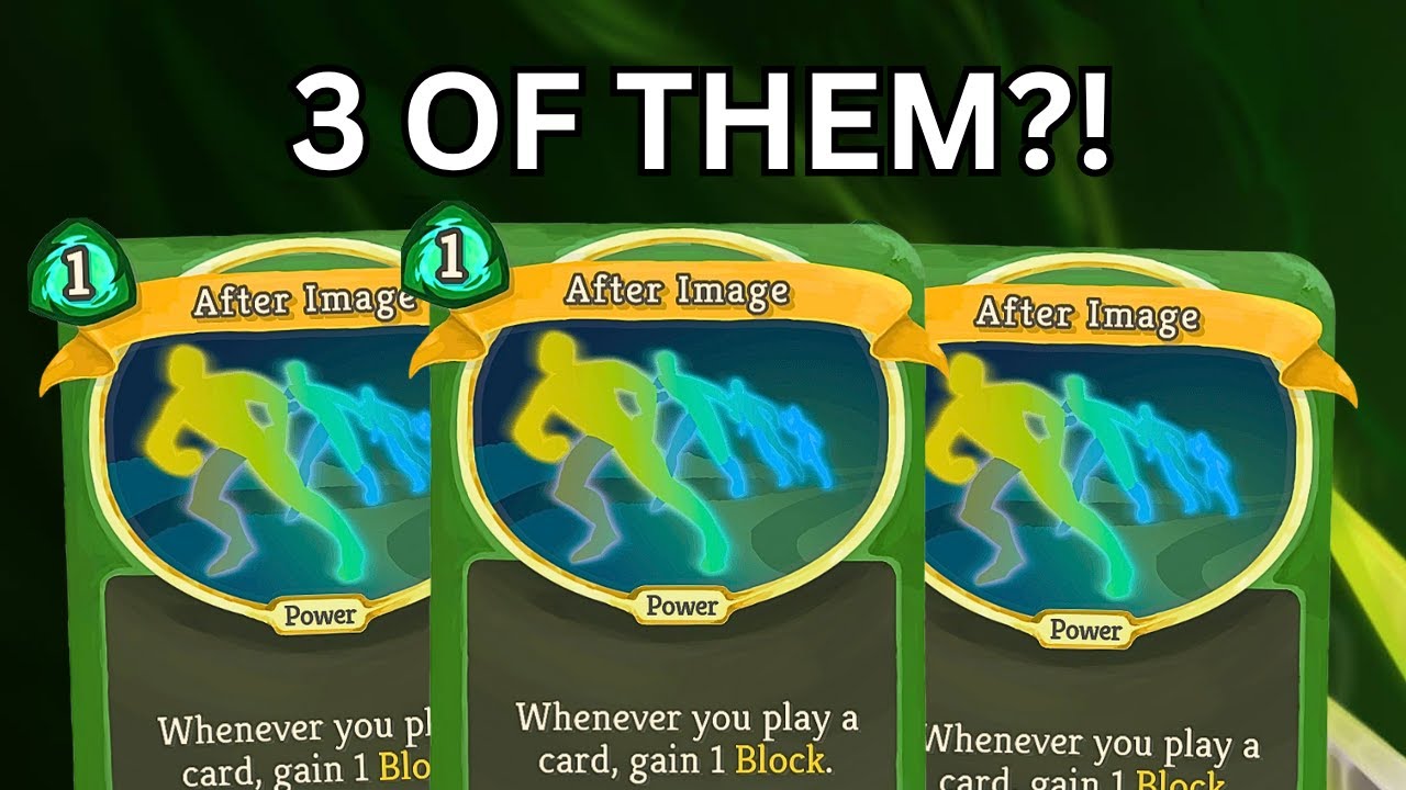 TRIPLE After Image. A20H Silent Slay The Spire YouTube