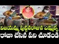 Roja conveys birthday wishes to YS Vijayamma, distributes biryani to govt staff