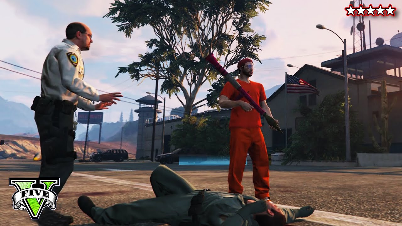 GTA 5 PRISON BREAK COP CHASE GTA Online Prison GTA 5 PRISON BREAK COP CHASE GTA Online Prison